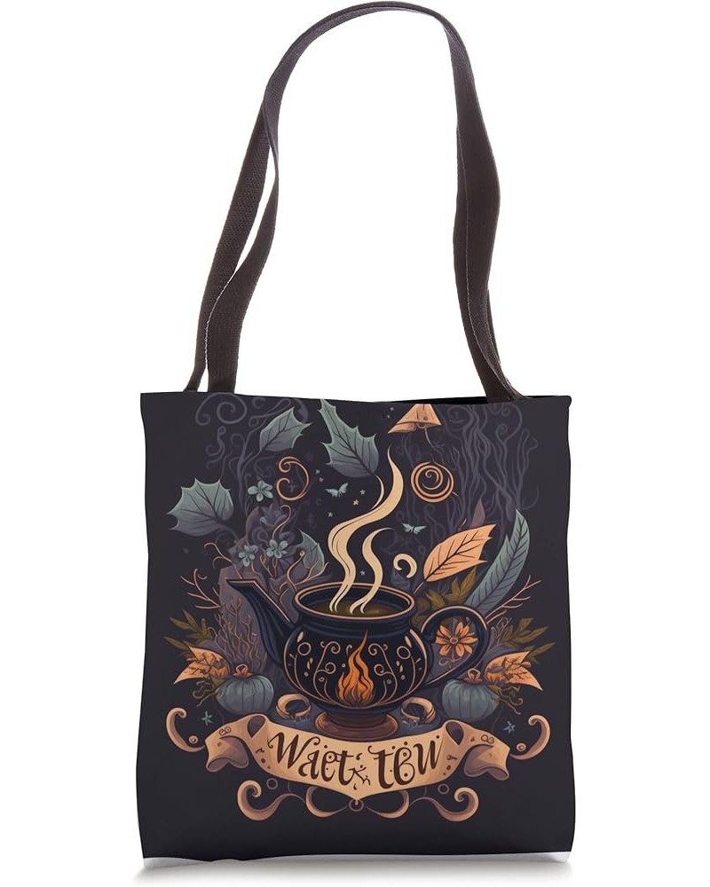 tea time cup morning tea lover cute joyful Tote Bag 16 inches $12.17 Totes