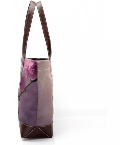 The Tote Bag For Women,Tote Bag With Zipper,Canvas Tote Bag,Boss Bloom Pink Flower Handbags $26.28 Totes