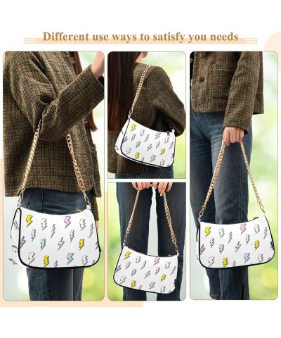 Plaid Red Checked Phone Purse Hobo Tote Bags Women Handbag Cute Vivid Cute Shoulder Bag Lightning Bolt $13.80 Shoulder Bags