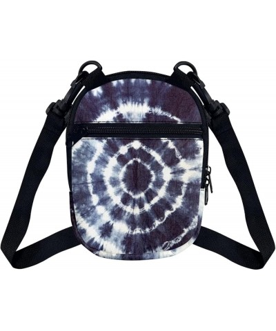 Crossbody Bag Women Men Kids Teens Cross Body Bag Mini Messenger Bags Shoulder Bag Trendy Tie-dye Blue $9.50 Crossbody Bags