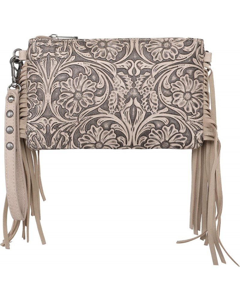 Western Purse for Women Crossbody Bag Wristlet Clutch Purse A1 Khaki $19.68 Crossbody Bags