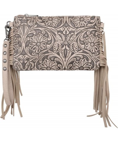 Western Purse for Women Crossbody Bag Wristlet Clutch Purse A1 Khaki $19.68 Crossbody Bags