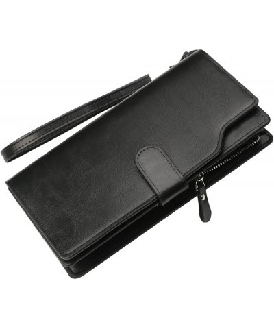 Wallet for Men, Large Capacity Leather Stylish Wallet/Credit Card Holder, Slim Front Pocket Wallet (Color : B) C $31.96 Wallets