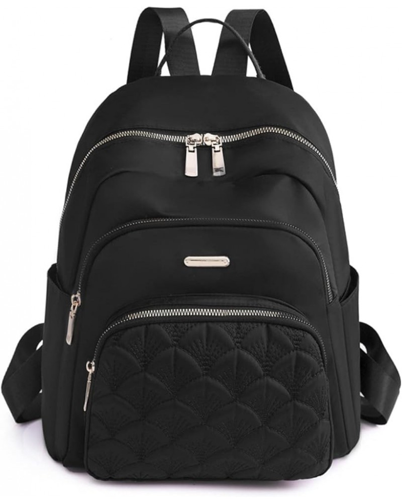 Women's bag backpack women's backpack Oxford cloth bag women's backpack, black, 28 * 12 * 33cm Black 28*12*33cm $20.16 Backpacks