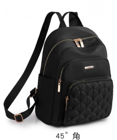 Women's bag backpack women's backpack Oxford cloth bag women's backpack, black, 28 * 12 * 33cm Black 28*12*33cm $20.16 Backpacks