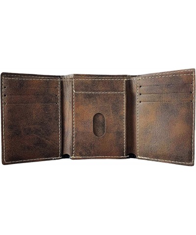 McMaster Irish Coat of Arms Rustic Leather Wallet $16.77 Wallets