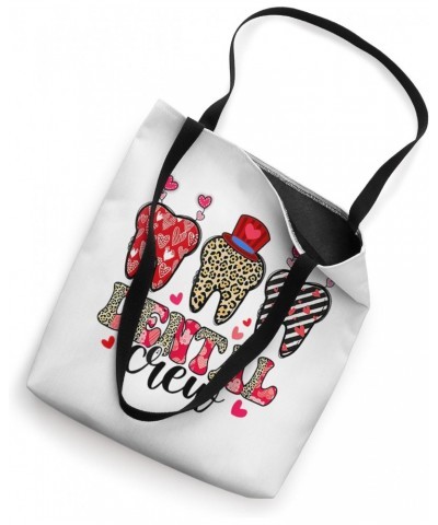 Happy Valentine Day Dental Crew Love Heart Dentistry Dentist Tote Bag $11.54 Totes