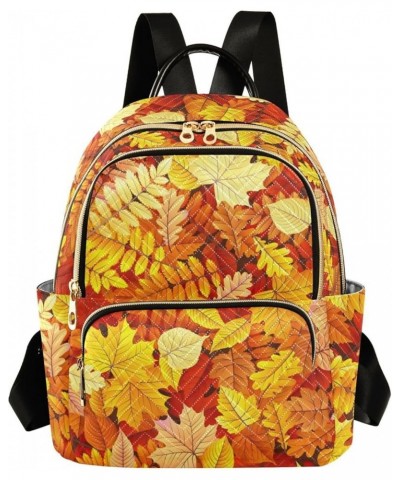 Autumn Leaves Backpack Purse for Women Anti-theft Small Fashion Travel Backpack Hiking Sports Ladies Daypack,M Small $16.80 B...