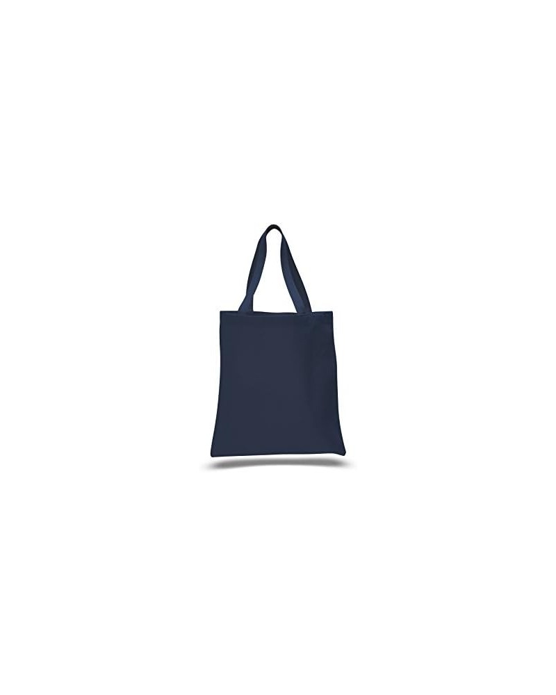 Canvas Colored Tote, Navy $8.47 Handbags