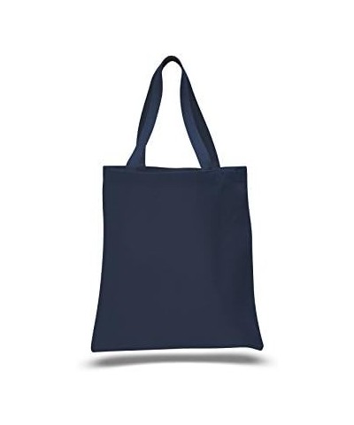 Canvas Colored Tote, Navy $8.47 Handbags