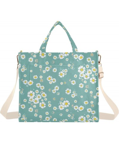 Fresh Little Daisy Women's Tote Handbags Top Handle Satchel Shoulder Bag Crossbody Bag for Office Travel S $18.47 Totes