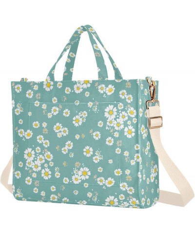 Fresh Little Daisy Women's Tote Handbags Top Handle Satchel Shoulder Bag Crossbody Bag for Office Travel S $18.47 Totes