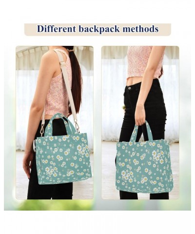 Fresh Little Daisy Women's Tote Handbags Top Handle Satchel Shoulder Bag Crossbody Bag for Office Travel S $18.47 Totes