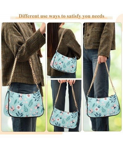 Shoulder Handbags for Women,Women Chain Shoulder Bags,Ladies Tote Handbag Purse Blue 03 $15.59 Shoulder Bags