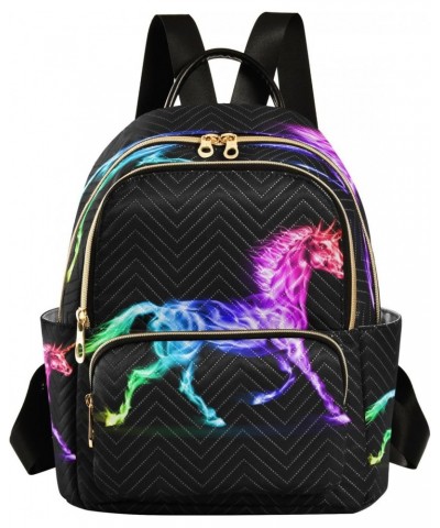 Rainbow Animal Unicorn_163314335 Backpack Purse for Women Travel Handbag Shoulder Bag $19.59 Backpacks