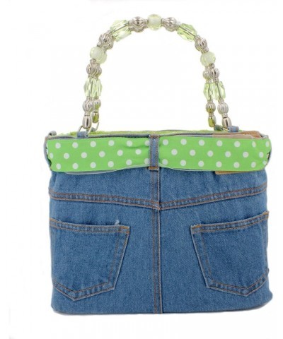 Jean Purse w/Polka Dots Ribbon $35.72 Handbags