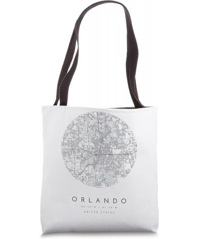 Orlando Florida Coordinates map hometown Tote Bag $10.00 Totes