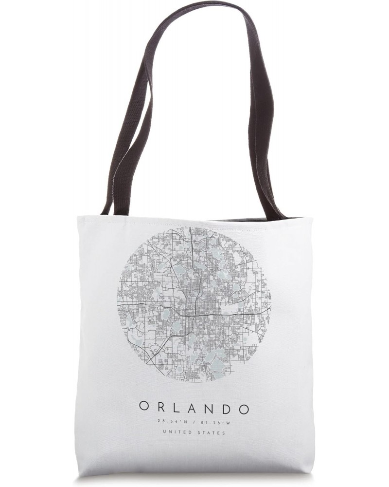 Orlando Florida Coordinates map hometown Tote Bag $10.00 Totes