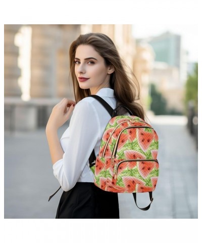 Watermelon Backpack Purse for Women Anti-theft Small Fashion Travel Backpack HandBag Back Pack Lady Gifts,M Medium $18.19 Bac...