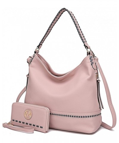 MKF Hobo Purses for Women – Soft PU Leather Handbag Womens Hobo Shoulder bag – Fashion Top Handle Pocketbook Blake Blush $27....