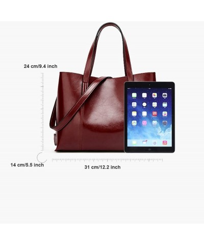 Large Capacity Tote Purse for Women, Retro Handbags Hobo Shoulder Satchel Bag Brown $20.20 Hobo Bags