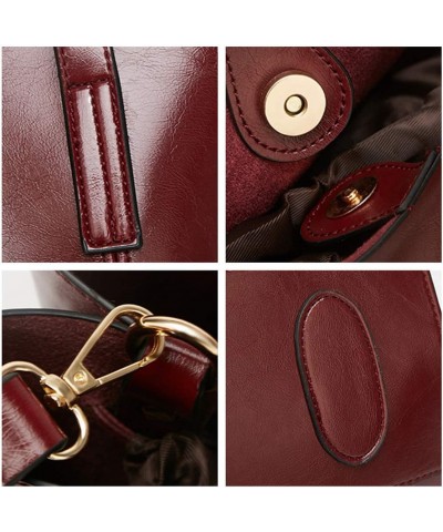 Large Capacity Tote Purse for Women, Retro Handbags Hobo Shoulder Satchel Bag Brown $20.20 Hobo Bags