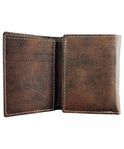 Griffin Irish Coat of Arms Rustic Leather Wallet $17.07 Wallets