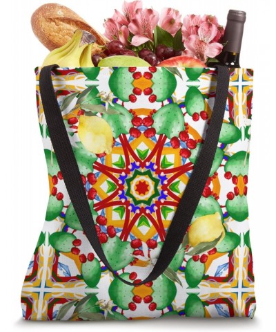 Mediterranean art,Italian style,cactus,summer,lemon art Tote Bag $16.52 Totes