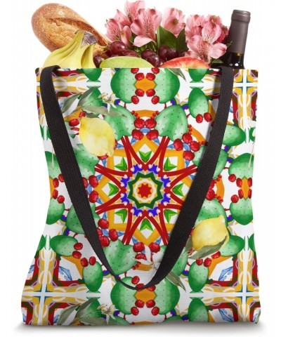 Mediterranean art,Italian style,cactus,summer,lemon art Tote Bag $16.52 Totes