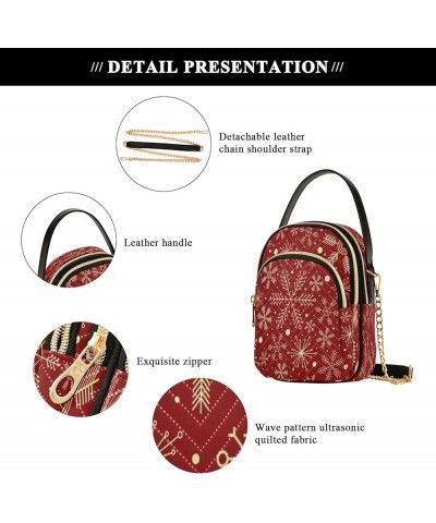 Small Chain Crossbody Travel Bag Handbag Cell Phone Purse for Women Multicolor 1 $9.24 Crossbody Bags