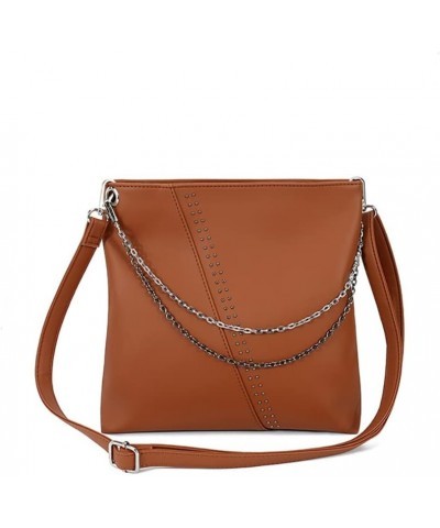 Women's Crossbody Bags Shoulder Bag Cell Phone Purses Brown $8.20 Shoulder Bags