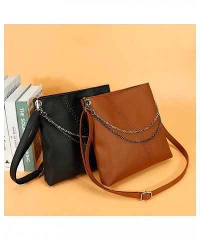 Women's Crossbody Bags Shoulder Bag Cell Phone Purses Brown $8.20 Shoulder Bags