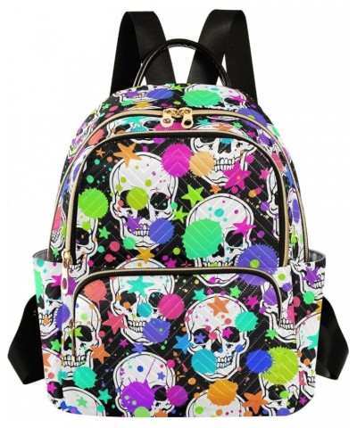 Travel Backpack Purse for Women Fashion Anti-theft Work Casual Rock Skull Daypack Shoulder Bag Medium Size Small $20.71 Backp...