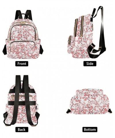 Japanese Flower Women's Backpack Purse Causal Daypack Work Travel College Business Trip Bag Shoulder Bag Medium $21.23 Backpacks