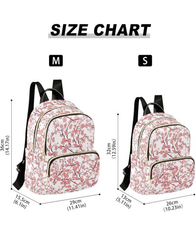 Japanese Flower Women's Backpack Purse Causal Daypack Work Travel College Business Trip Bag Shoulder Bag Medium $21.23 Backpacks