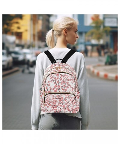 Japanese Flower Women's Backpack Purse Causal Daypack Work Travel College Business Trip Bag Shoulder Bag Medium $21.23 Backpacks