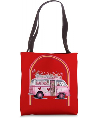 Valentines Day Love Aesthetic Retro Hearts Couple Married Bo Tote Bag $12.02 Totes