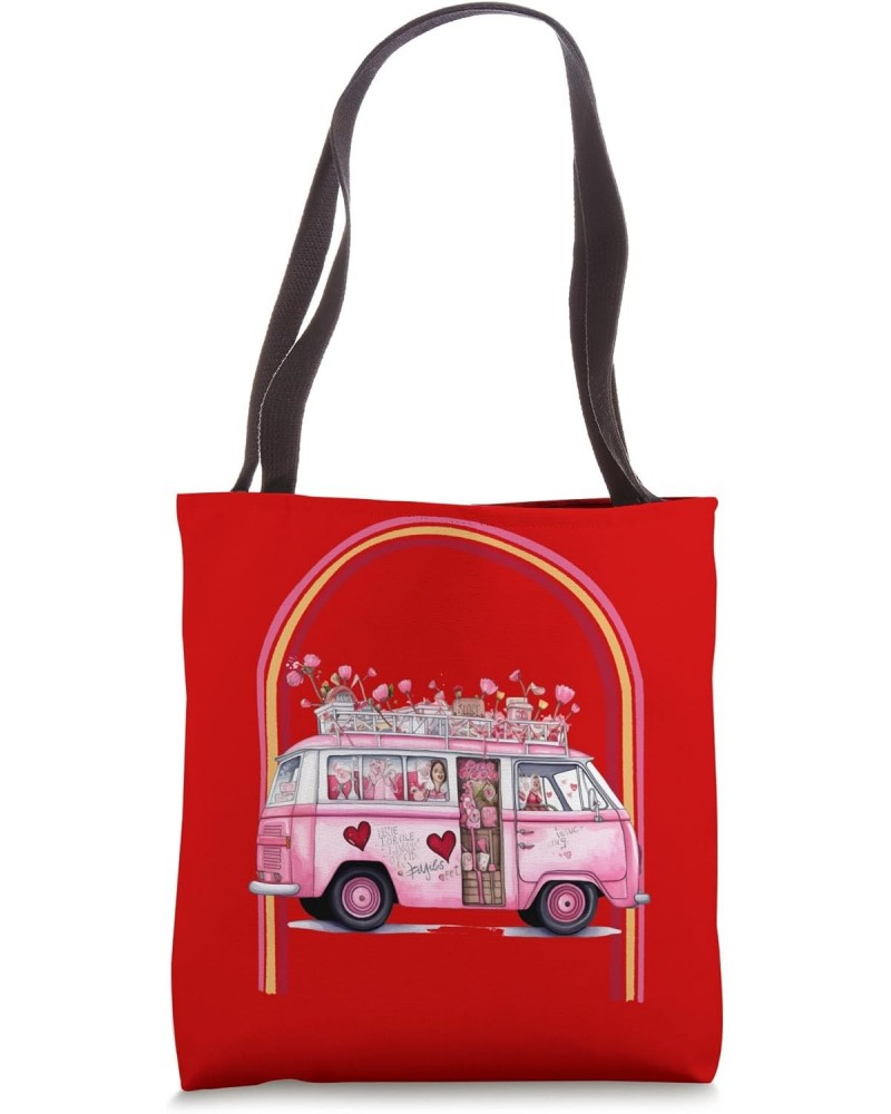 Valentines Day Love Aesthetic Retro Hearts Couple Married Bo Tote Bag $12.02 Totes