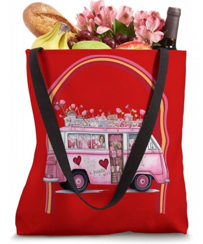 Valentines Day Love Aesthetic Retro Hearts Couple Married Bo Tote Bag $12.02 Totes