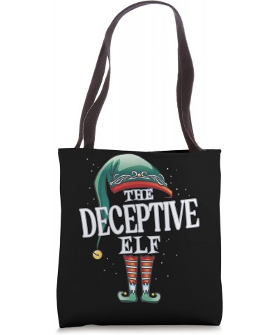 Deceptive Elf Christmas Group Xmas Pajama Party Tote Bag $11.71 Totes