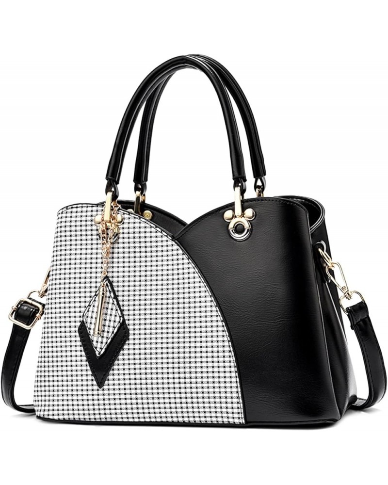 Fashion Womens Handbag Shoulder Bag Crossbody Bag Large Capacity Black $28.69 Shoulder Bags