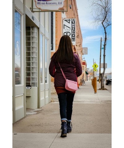 Lark RFID Blocking Zippered Crossbody Travel Bag Cherry Blossom $17.20 Crossbody Bags