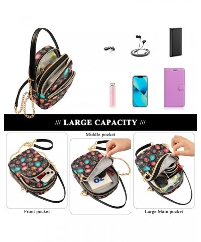 Easter Eggs Small Crossbody Purses for Women Crossbody Bags Fanny Packs Handbags Wallet Cell Phone Shoulder Purse for Women 2...