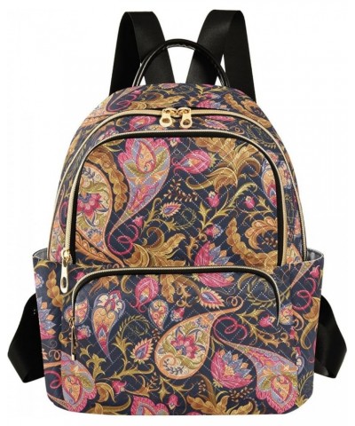 Seamless Paisley Women Backpack Purse Shoulder Bag Color Small $15.18 Backpacks