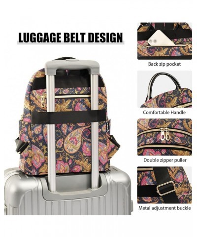 Seamless Paisley Women Backpack Purse Shoulder Bag Color Small $15.18 Backpacks