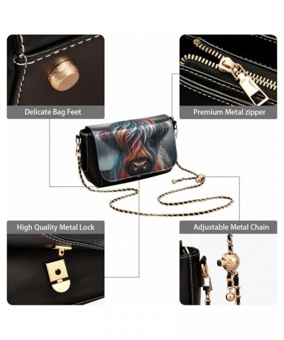 Crossbody Bags for Women Trendy Women's Black Shoulder Bag Small PU Leather Flap Cross Body Bag Handbags Pattern9 $21.72 Cros...