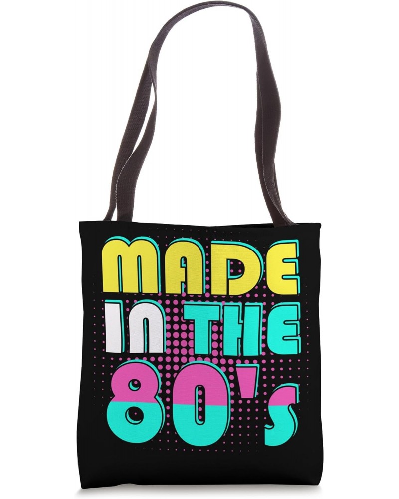 80's The 80s Vintage Men Women Music Retro Eighties Tote Bag $15.93 Totes