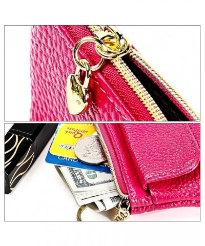 Leather Women's Wallets with RFID Blocking,Leather Coin Purse, Leather Clutch Pouch, Car Key Holder Mini Coin Purse for Women...