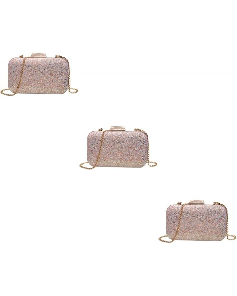 2pcs Sequin Bag Evening Bag Glitter Crossbody for Women Crossbody Bags for Women Women's One Shoulder Pinkx3pcs $12.92 Evenin...