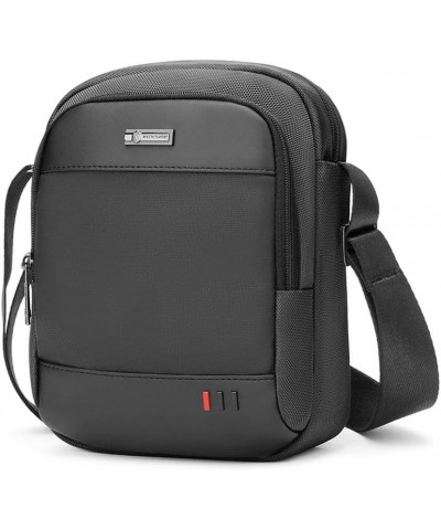 Men's Small Messenger Bag Crossbody Bag Travel Bag Casual Sling Pack Purse Wallet Travel Handbags (Black) Black $14.39 Totes